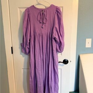 Daughters of India Kyra Midi Dress, Lilac